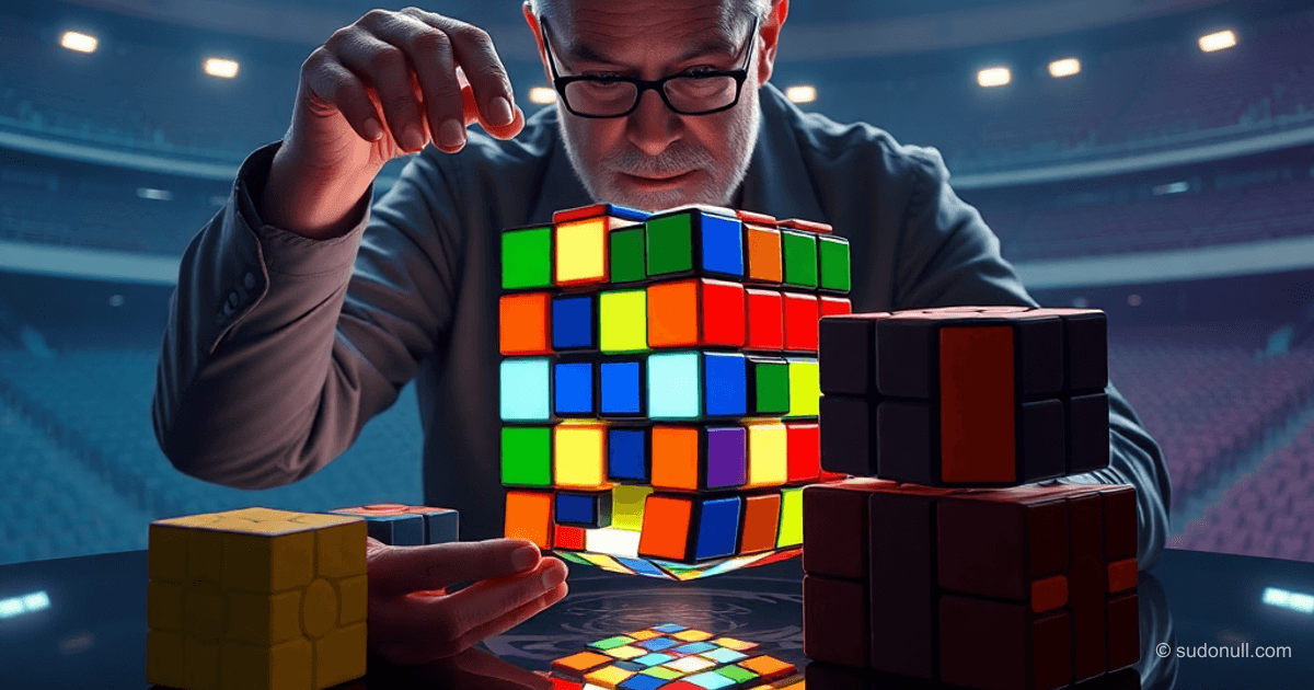 3D Mosaics from Rubik's Cubes: Fractals and Algorithms