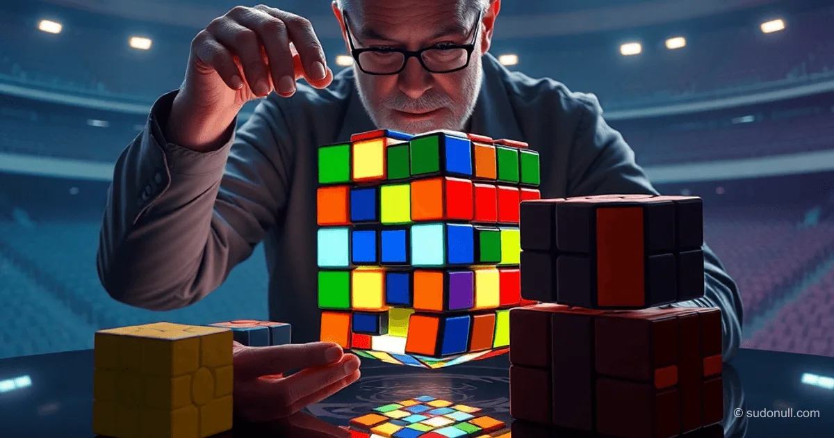 Fractal 3D Sculptures from Rubik's Cubes: Theory and Practice