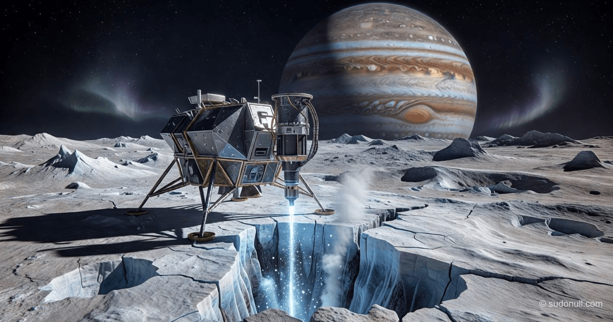 ESA tested a lander for the mission to Europa — nuclear drill and 2027 launch