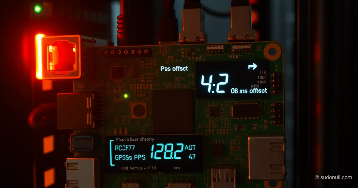 Přesný NTP Stratum 1 na RPi: 42 ns s GPS PPS