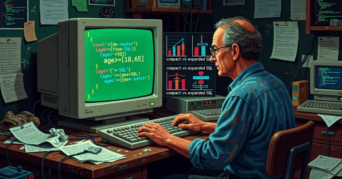 String SQL notation from JSON for backend