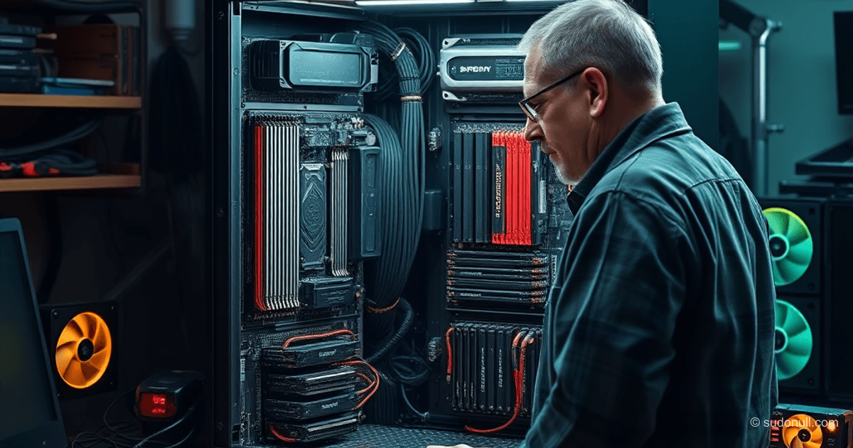 Cluster dual Xeon + 6 CMP 90HX for ML