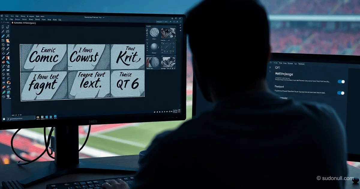 Nuevo Krita 5.3/6.0: texto, HDR y Qt 6 para artistas