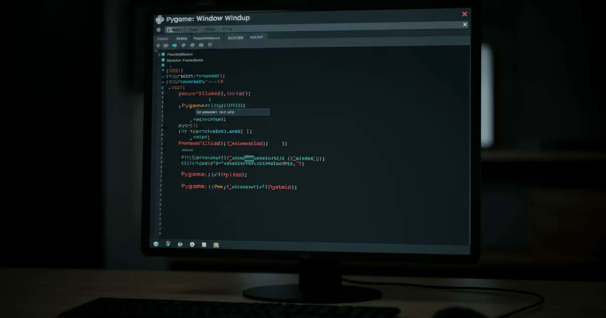 Pygame for Python: Installation, Initialization and Window Creation