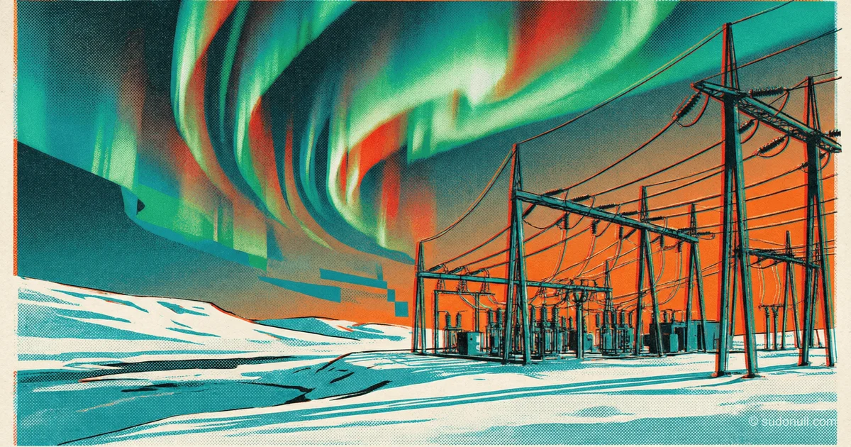 Cómo las auroras predicen accidentes en líneas eléctricas en el Ártico