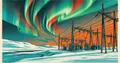 Forecasting power line accidents using auroras: RAS method