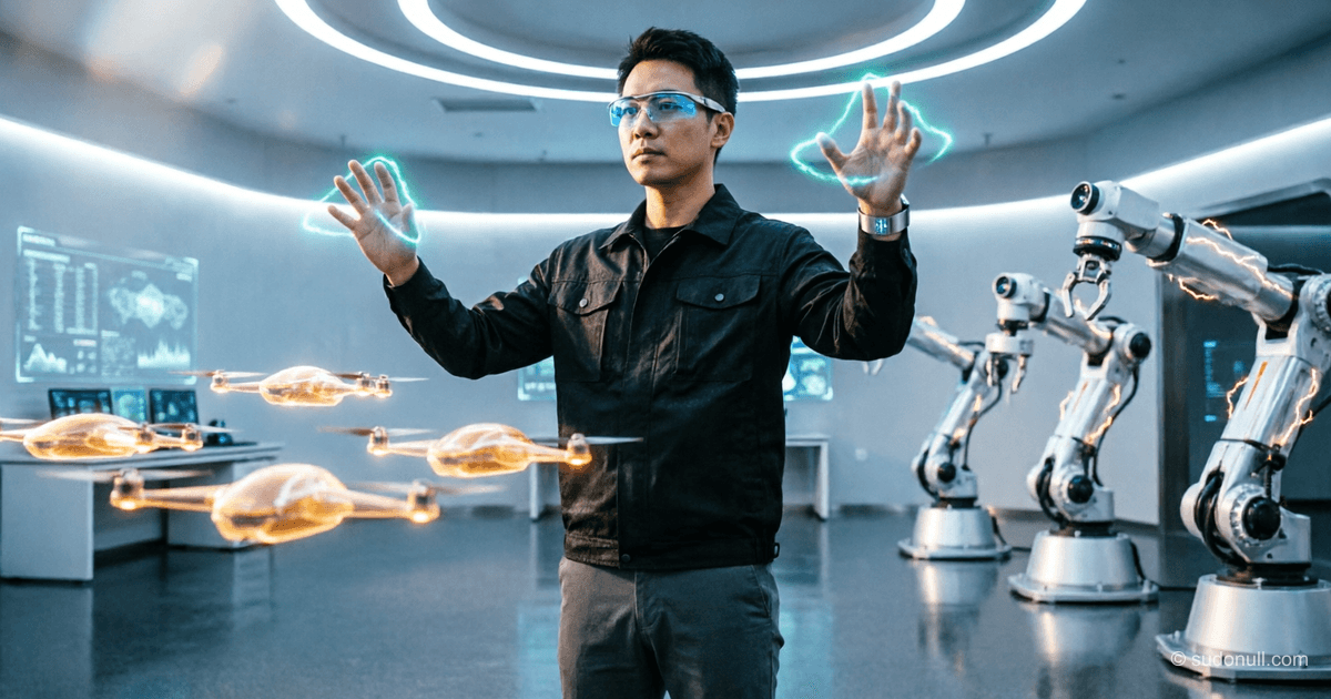 Orchestra OS: controlling robots with gestures from Wetour