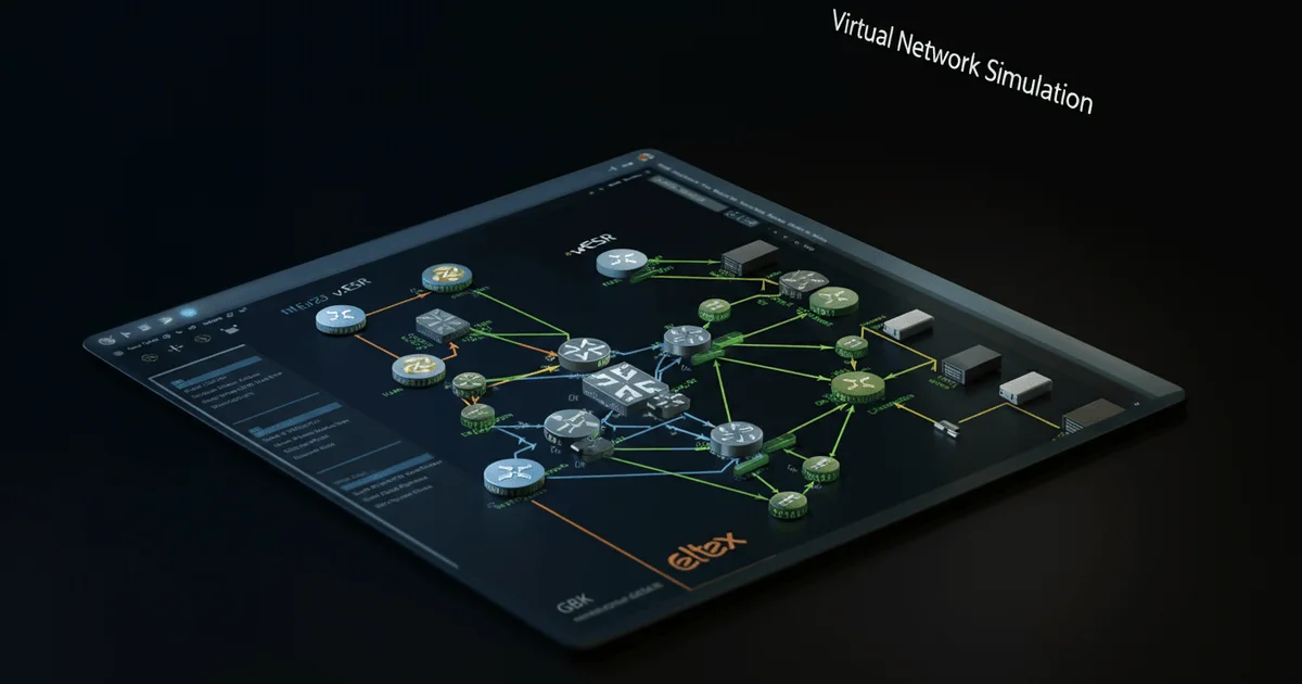 Efficient network simulation: vESR Eltex in GNS3 for engineers