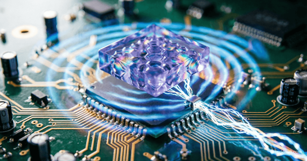 Quantum effect for powering chips from air without batteries