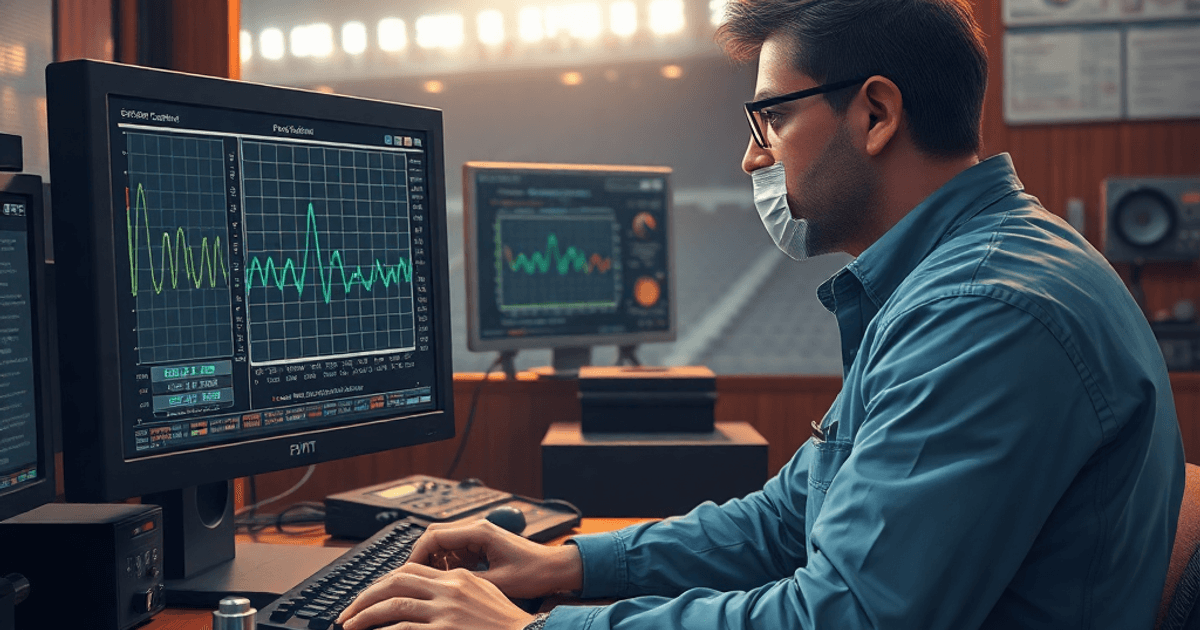 Diagnosis of asynchronous motors in Java: FFT, Park transformation