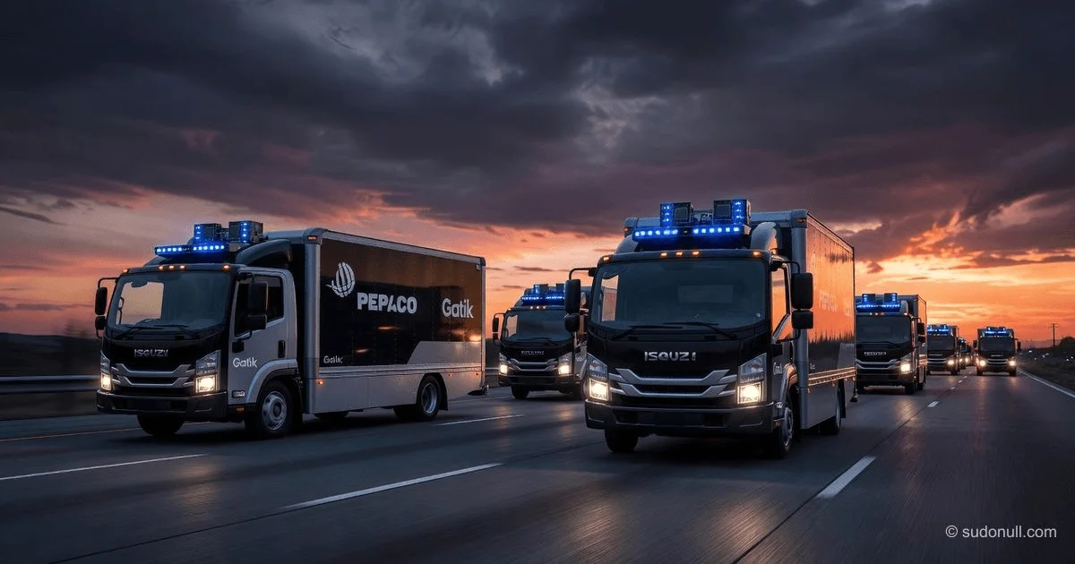 Wie PepsiCo die größte Flotte von Roboter-Lkw in den USA aufbaute
