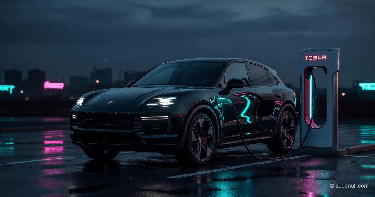 Porsche Cayenne Coupe Turbo Electric: 1139 hp, NACS and the Hidden War of Standards
