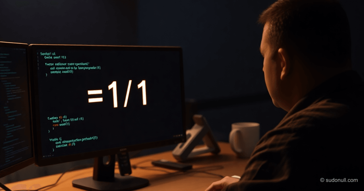 GCC folds x/x to 1 on division by zero