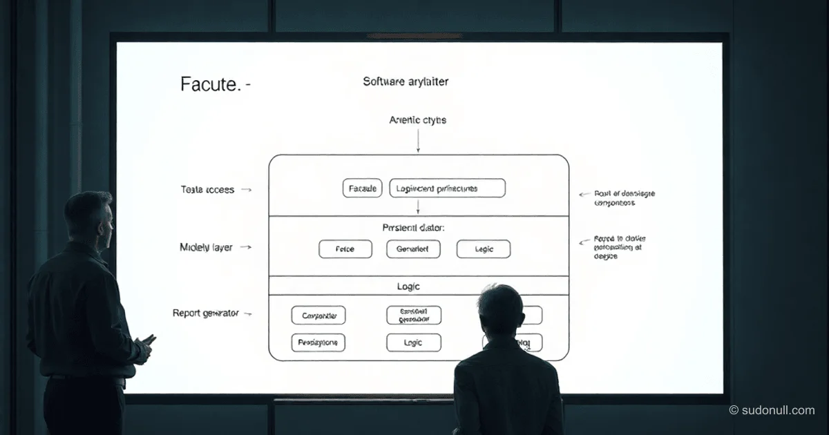 Hierarchy of layers in application architecture: full breakdown
