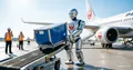 Humanoid robots at Haneda Airport: JAL and GMO test