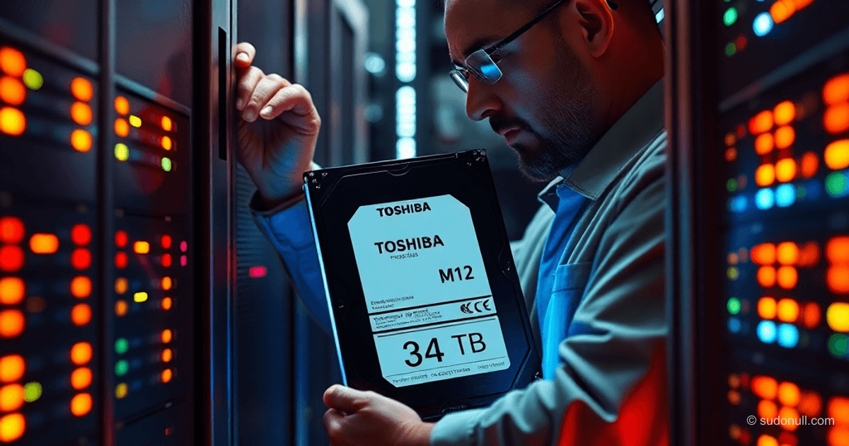 HDD Toshiba M12 34 TB SMR FC-MAMR glass