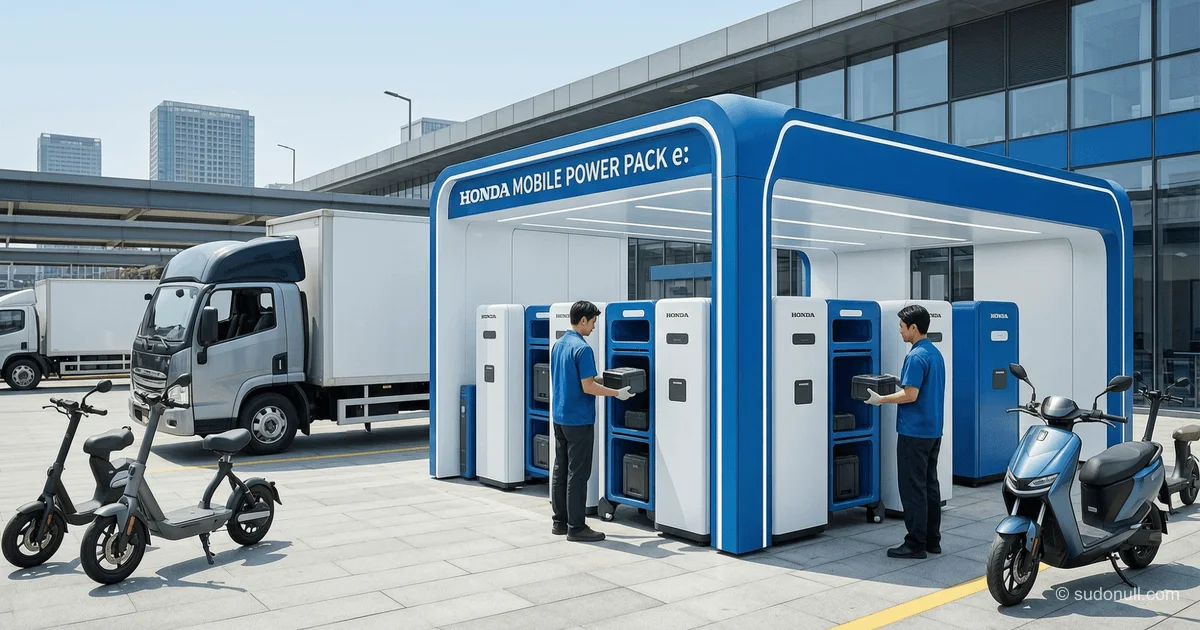 Honda Mobile Power Pack e: revolution in electric vehicles