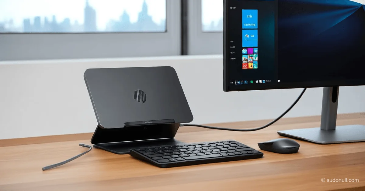 HP EliteBoard G1a: a computer hidden in a keyboard
