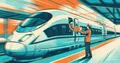 Chinese train: parcel handover on the move in 0.3 seconds — video