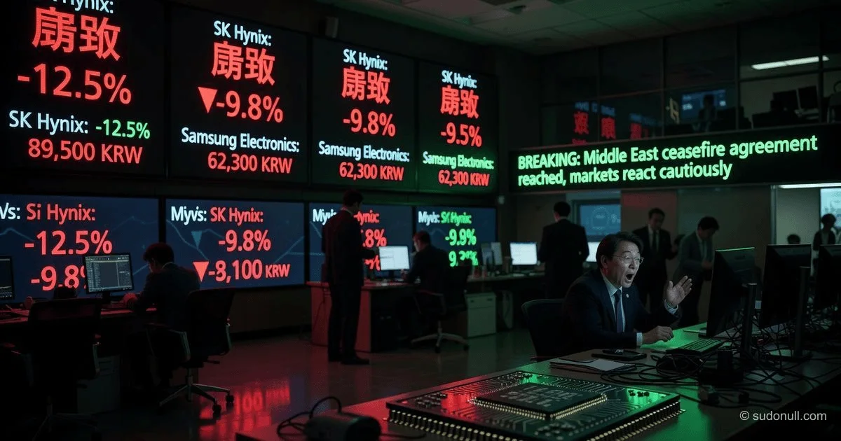 Korean chip swings: why the AI market depends on oil and ceasefire