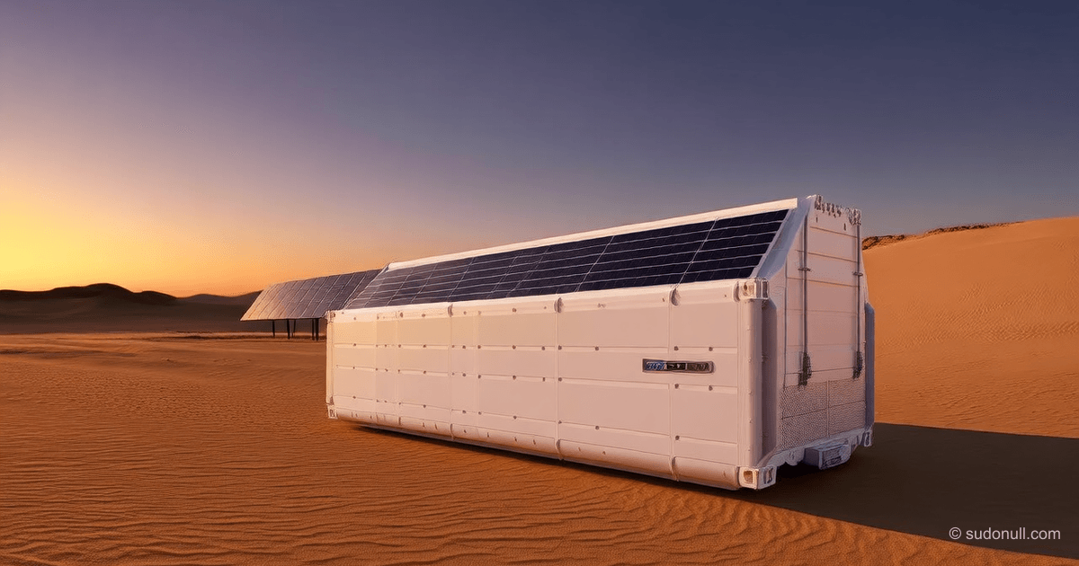 Ford Energy: industrial batteries in containers